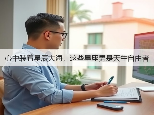 心中装着星辰大海,这些星座男是天生自由者(图1) 心中装着星辰大海,这些星座男是天生自由者(图1)