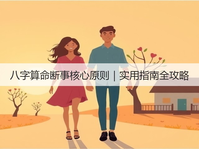 八字算命断事核心原则|实用指南全攻略(图1) 八字算命断事核心原则|实用指南全攻略(图1)