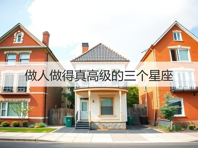 做人做得真高级的三个星座(图1)