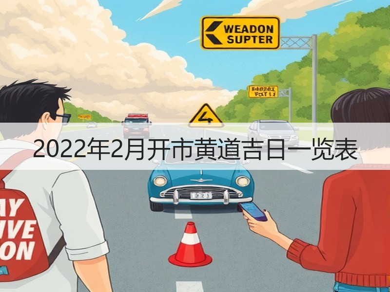 2022年2月开市黄道吉日一览表