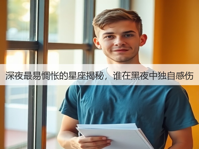 深夜最易惆怅的星座揭秘，谁在黑夜中独自感伤