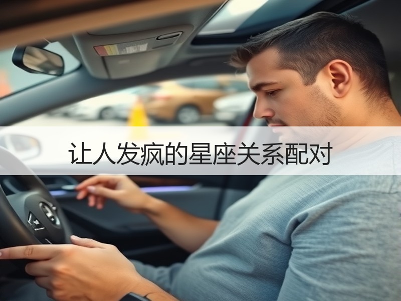 让人发疯的星座关系配对