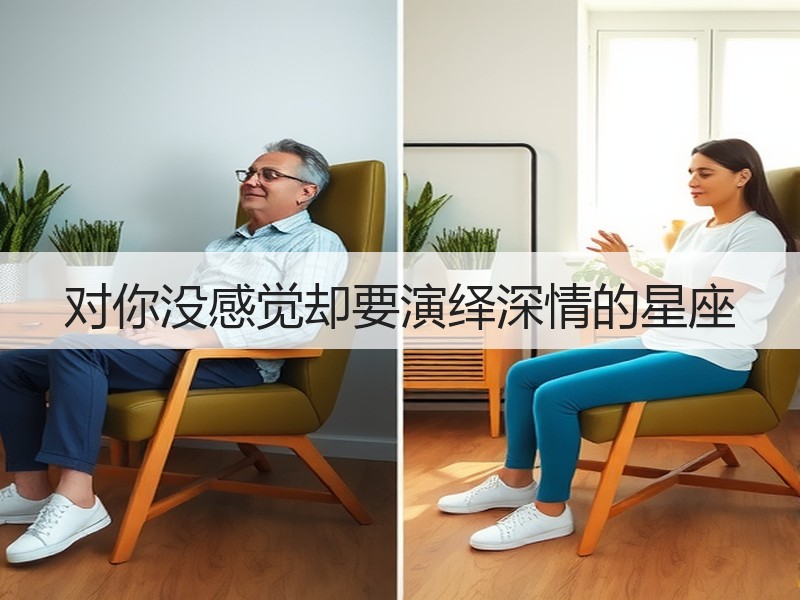 对你没感觉却要演绎深情的星座