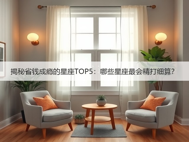 揭秘省钱成瘾的星座TOP5:哪些星座最会精打细算?(图3) 揭秘省钱成瘾的星座TOP5:哪些星座最会精打细算?(图3)