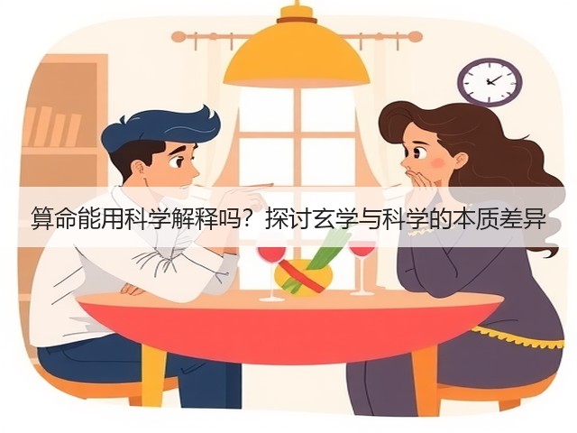 算命能用科学解释吗?探讨玄学与科学的本质差异(图2) 算命能用科学解释吗?探讨玄学与科学的本质差异(图2)