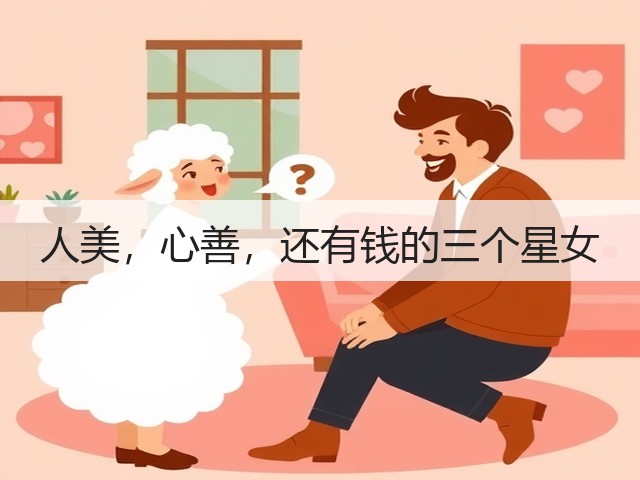 人美,心善,还有钱的三个星女(图1) 人美,心善,还有钱的三个星女(图1)