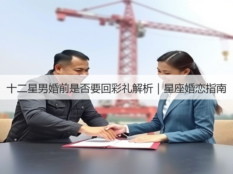十二星男婚前是否要回彩礼解析｜星座婚恋指南