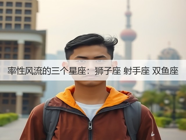 率性风流的三个星座：狮子座 射手座 双鱼座(图2)