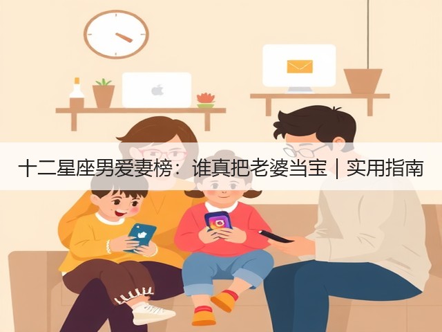 十二星座男爱妻榜：谁真把老婆当宝｜实用指南(图1)