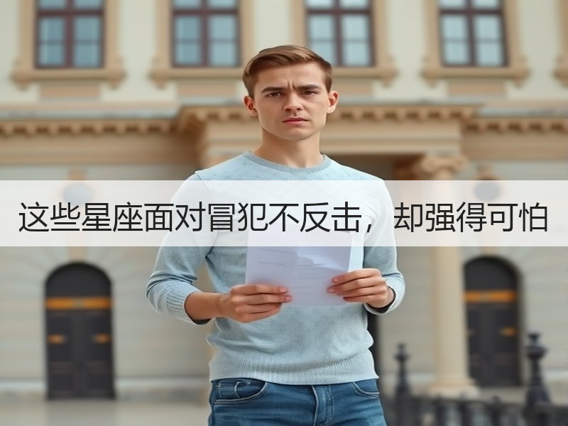 这些星座面对冒犯不反击，却强得可怕