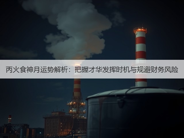 丙火食神月运势解析:把握才华发挥时机与规避财务风险(图1) 丙火食神月运势解析:把握才华发挥时机与规避财务风险(图1)