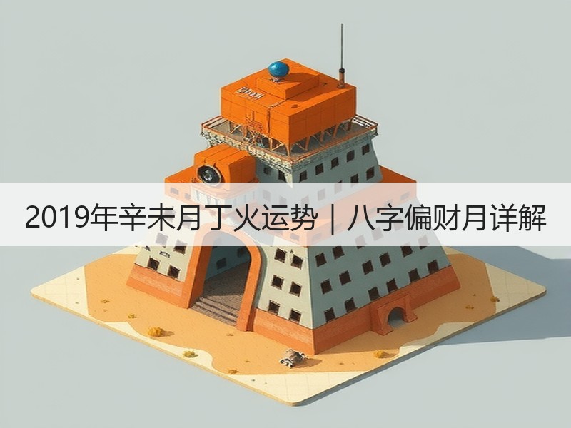 2019年辛未月丁火运势｜八字偏财月详解