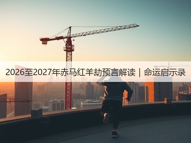 2026至2027年赤马红羊劫预言解读｜命运启示录(图1)