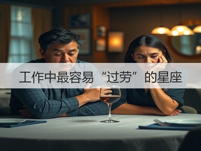 工作中最容易“过劳”的星座(图1)