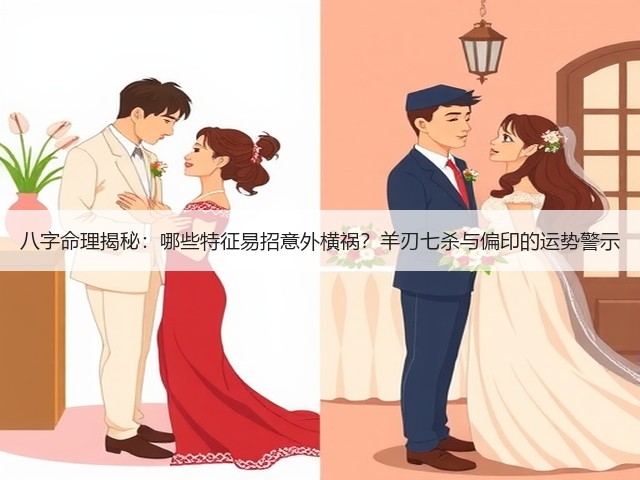 八字命理揭秘:哪些特征易招意外横祸?羊刃七杀与偏印的运势警示(图1) 八字命理揭秘:哪些特征易招意外横祸?羊刃七杀与偏印的运势警示(图1)
