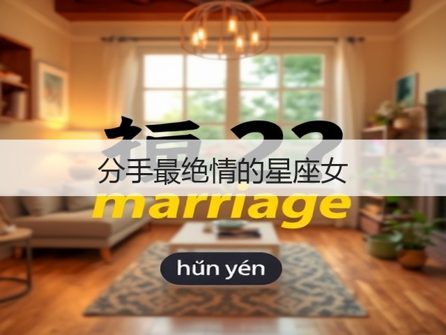 分手最绝情的星座女(图1) 分手最绝情的星座女(图1)