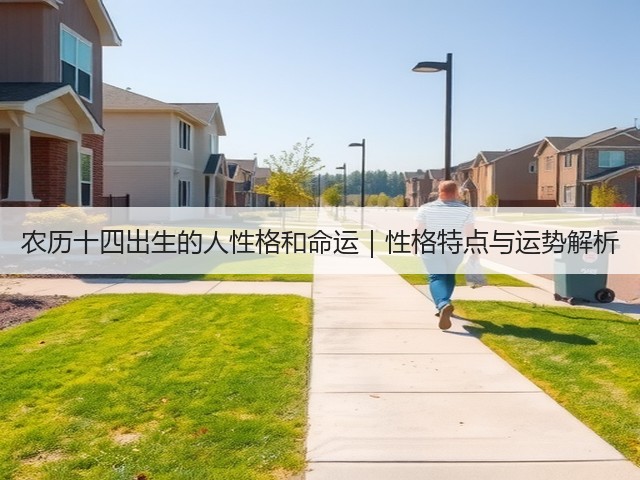 农历十四出生的人性格和命运｜性格特点与运势解析(图1)
