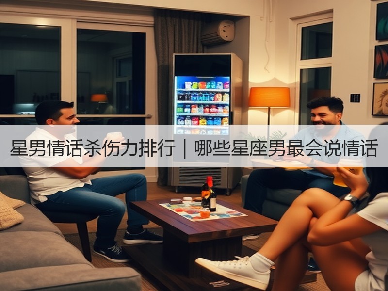 星男情话杀伤力排行｜哪些星座男最会说情话