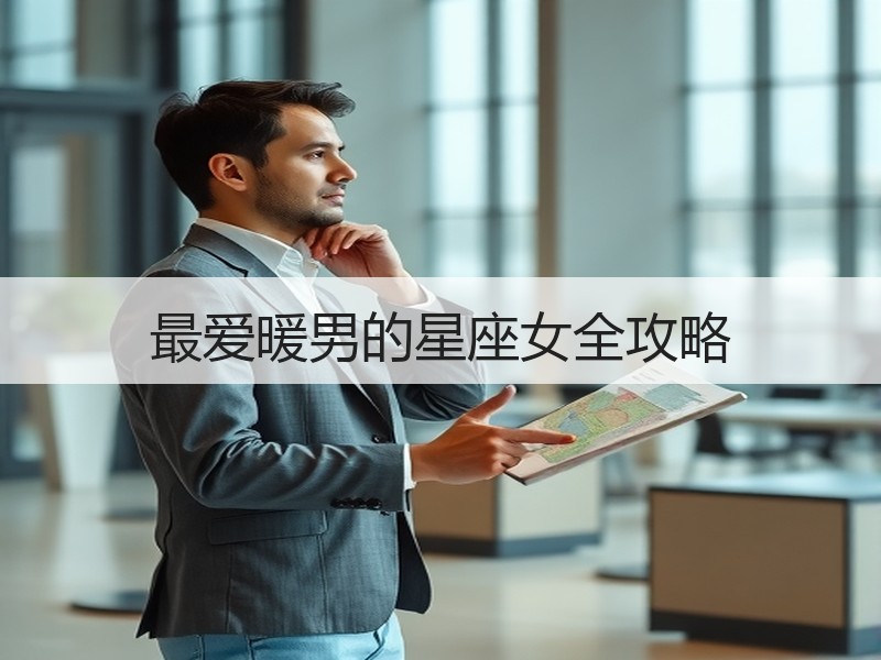 最爱暖男的星座女全攻略
