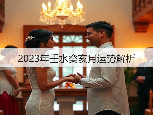 2023年壬水癸亥月运势解析(图3)