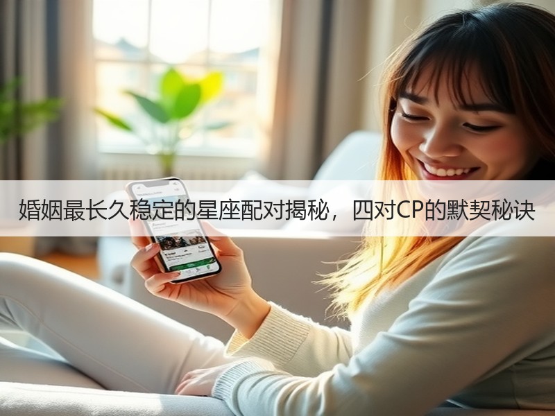婚姻最长久稳定的星座配对揭秘，四对CP的默契秘诀
