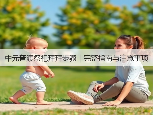 中元普渡祭祀拜拜步骤|完整指南与注意事项(图3) 中元普渡祭祀拜拜步骤|完整指南与注意事项(图3)