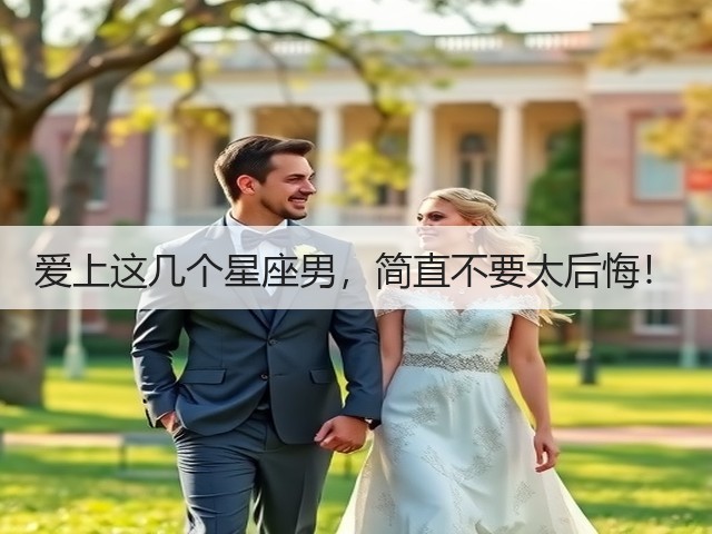 爱上这几个星座男,简直不要太后悔!(图1) 爱上这几个星座男,简直不要太后悔!(图1)