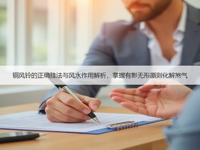 铜风铃的正确挂法与风水作用解析，掌握有影无形原则化解煞气(图3)