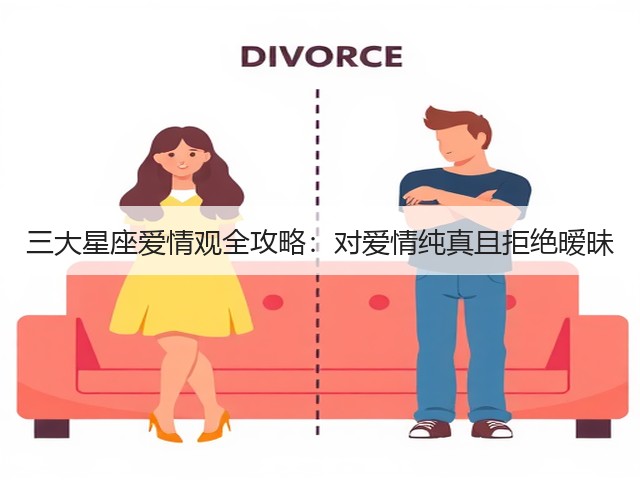 三大星座爱情观全攻略:对爱情纯真且拒绝暧昧(图3) 三大星座爱情观全攻略:对爱情纯真且拒绝暧昧(图3)