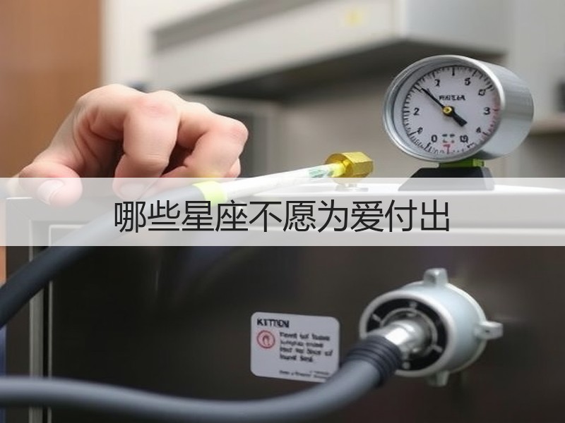 哪些星座不愿为爱付出