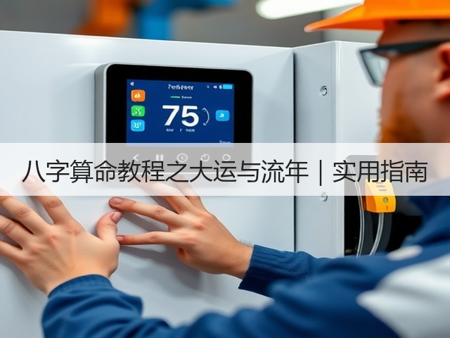 八字算命教程之大运与流年|实用指南(图2) 八字算命教程之大运与流年|实用指南(图2)