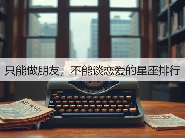 只能做朋友，不能谈恋爱的星座排行(图3)