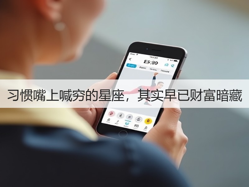 习惯嘴上喊穷的星座，其实早已财富暗藏