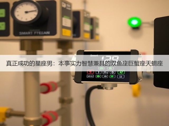 真正成功的星座男：本事实力智慧兼具的双鱼座巨蟹座天蝎座(图1)