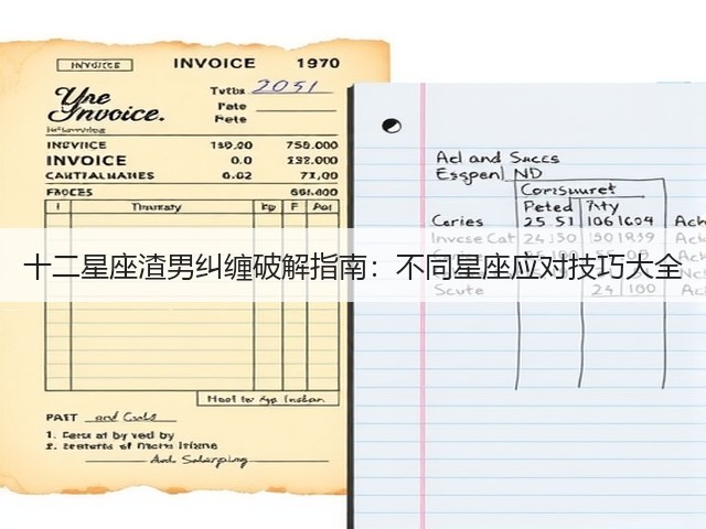 十二星座渣男纠缠破解指南:不同星座应对技巧大全(图1) 十二星座渣男纠缠破解指南:不同星座应对技巧大全(图1)