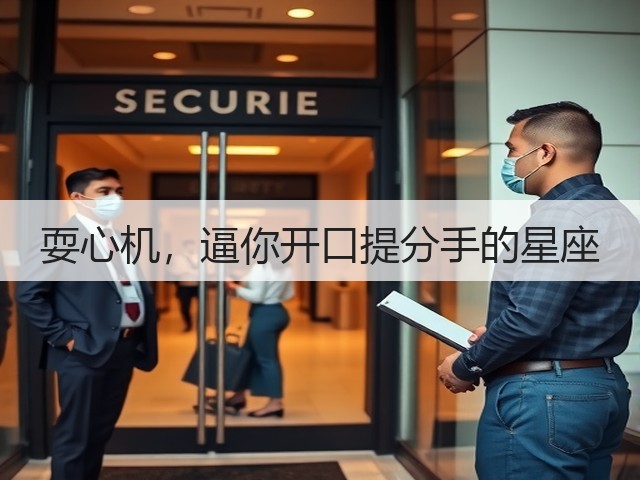 耍心机，逼你开口提分手的星座(图1)
