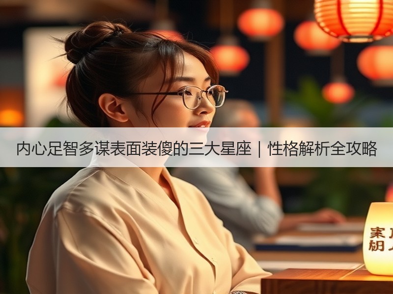 内心足智多谋表面装傻的三大星座｜性格解析全攻略