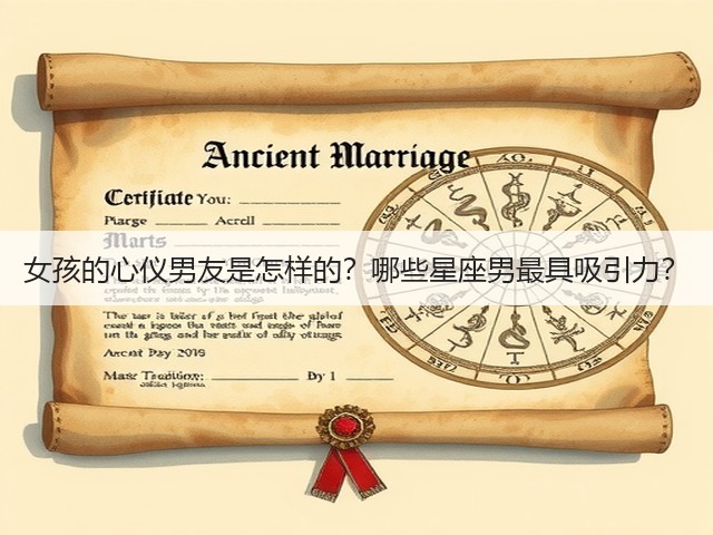 女孩的心仪男友是怎样的？哪些星座男最具吸引力？(图1)