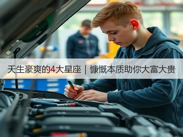 天生豪爽的4大星座|慷慨本质助你大富大贵(图1) 天生豪爽的4大星座|慷慨本质助你大富大贵(图1)