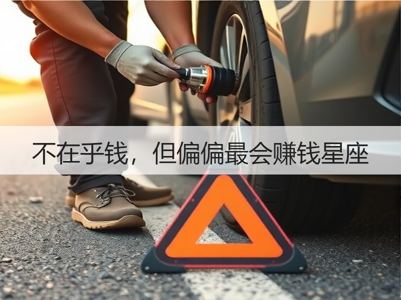 不在乎钱，但偏偏最会赚钱星座