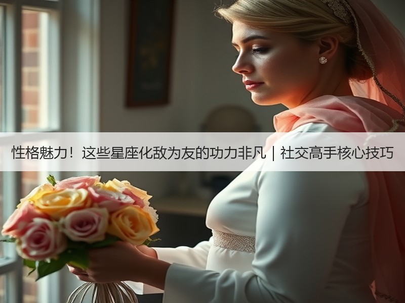 性格魅力！这些星座化敌为友的功力非凡｜社交高手核心技巧