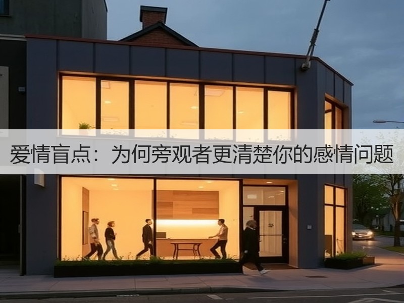 爱情盲点：为何旁观者更清楚你的感情问题
