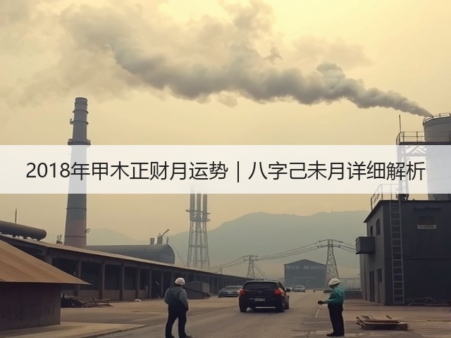 2018年甲木正财月运势|八字己未月详细解析(图2) 2018年甲木正财月运势|八字己未月详细解析(图2)