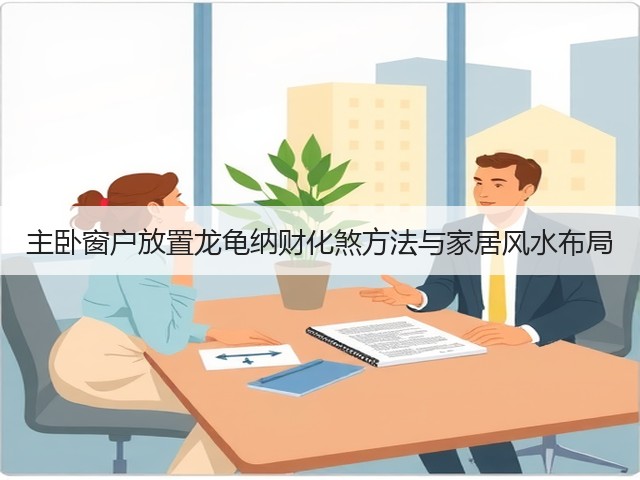 主卧窗户放置龙龟纳财化煞方法与家居风水布局(图3)