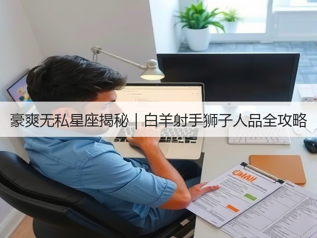 豪爽无私星座揭秘|白羊射手狮子人品全攻略(图1) 豪爽无私星座揭秘|白羊射手狮子人品全攻略(图1)