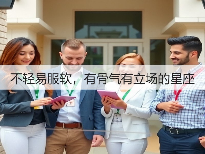 不轻易服软，有骨气有立场的星座