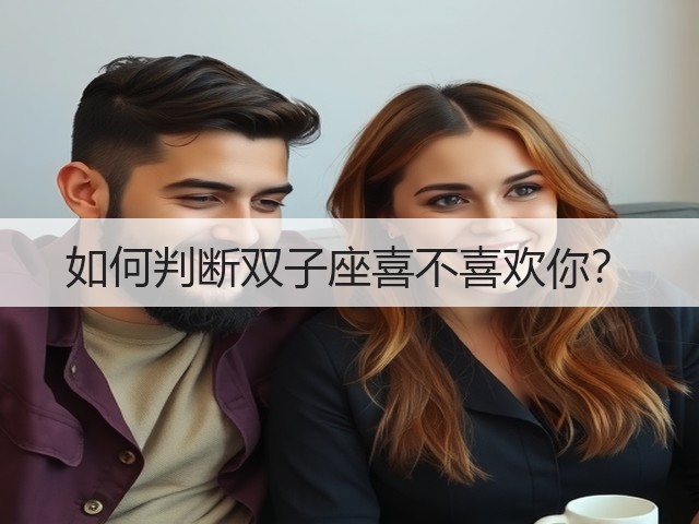 如何判断双子座喜不喜欢你？(图1)