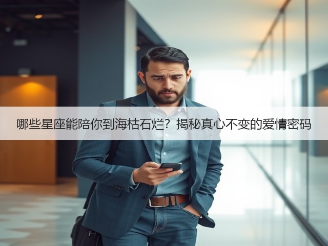 哪些星座能陪你到海枯石烂?揭秘真心不变的爱情密码(图1) 哪些星座能陪你到海枯石烂?揭秘真心不变的爱情密码(图1)