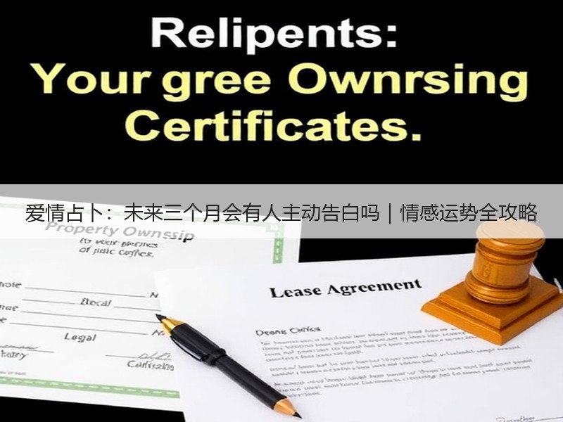 爱情占卜：未来三个月会有人主动告白吗｜情感运势全攻略