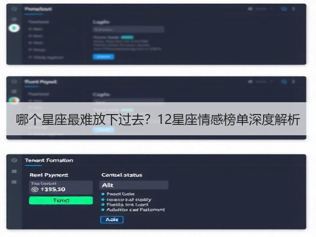 哪个星座最难放下过去?12星座情感榜单深度解析(图2) 哪个星座最难放下过去?12星座情感榜单深度解析(图2)
